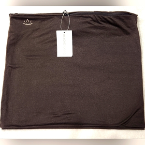 Beyond Yoga Infinity Scarf‎ Black Zipper Pocket Stretch 14x30.5 NWT